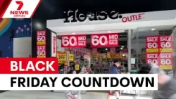 Aussies gear up for Black Friday shopping spree | 7NEWS