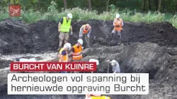Archeologen vol spanning bij hernieuwde opgraving Burcht van Kuinre