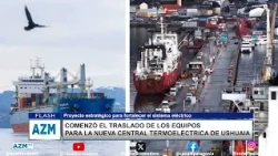 Transport of equipment for the new Ushuaia thermoelectric power plant has begun