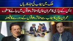 SK Niazi advice to Imran Khan to go to the flood affected areas, Imran Khan's decided to visit areas