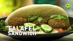 Falafel Sandwich | Authentic Middle Eastern Recipe | Chef Romana Hussain | Bake At Home | Masala TV