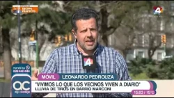 Leonardo Pedrouza recounted how he experienced the shootout in the Marconi neighborhood