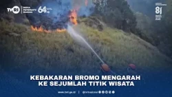 Kebakaran Bromo Mengarah Ke Sejumlah Titik Wisata