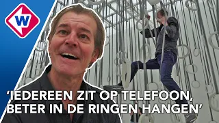 Speeltuin of museum? Bij deze tentoonstelling mag je in de ringen hangen