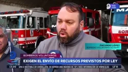 Volunteer firefighters demand funds from the national government