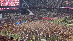 Gopher fans rush field after huge Iowa win