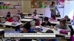 Békés tiltakozást szerveztek az oktatási minisztérium elé az újpetrei eset után - HírTV