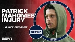 The Patrick Mahomes Injury ➡️ Will the Chiefs rely on the RUN GAME to win the AFC West? | Get Up