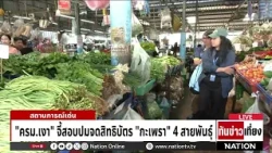 "ครม.เงา" จี้สับจดสิทธิบัตร "กะเพรา 4 สายพันธุ์" กระทบเกษตรกรหรือไม่ | ทันข่าวเที่ยง