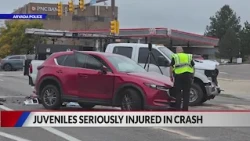 2 juveniles seriously injured in Monday afternoon crash in Arvada