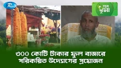 ৩০০ কোটি টাকার ফুল বাজারে পরিকল্পিত উদ্যোগের প্রয়োজন | Sobuj Prithibe Clips | Rtv