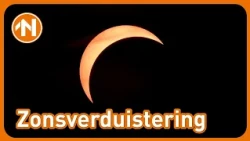 Zo schoof de maan voor de zon tijdens de verduistering