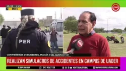 Accident simulation drills held at UADER campus - ELONCE - 09/12/2026