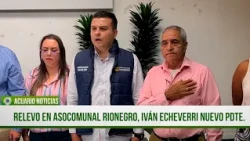 Leadership Change at Asocomunal Rionegro, Iván Echeverri Named New President