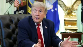 Watch: Trump takes questions on Supreme Court rulings over mail-in ballots, presidential firings