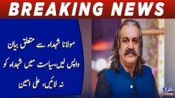 Maulana should withdraw his statement regarding martyrs, do not bring martyrs into politics,Ali Amin
