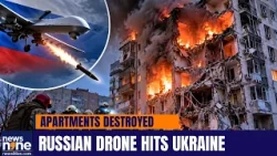 Russian Drone Hits Apartment Building In Ukraine’s Vinnytsia, Six Injured | News9