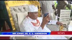 ESAMA @92:  US-Based Nigerian, Dr. Osahon Amadasun Felicitates Esama At 92