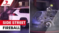 Vehicles destroyed at Broadview blaze | 7NEWS
