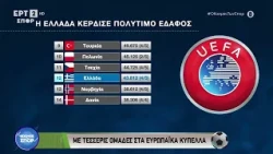 Η Ελλάδα ολοταχώς για τη 10η θέση στην UEFA