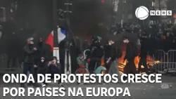 Wave of protests grows across different European countries