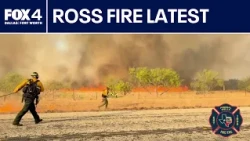 Ross Fire now 2nd largest wildfire in North Texas