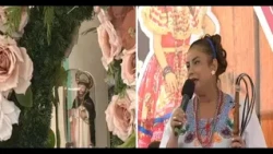 Mayor Reina Rueda receives stewardship of the Santo Domingo festivities