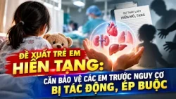 Đề xuất trẻ em hiến tạng: cần bảo vệ các em trước nguy cơ bị tác động, ép buộc | Cần Thơ