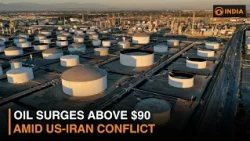 Global oil prices rise above $90 a barrel