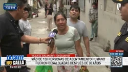 More than 150 people evicted after 30 years in a human settlement in VES