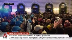 Europe protests: Police arrest more than 1,300 people in weekend protests across France