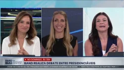 Andressa Guaraná previews details for this Sunday’s (18) debate between Flávio Bolsonaro and Lula