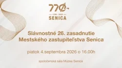 Záznam Slávnostného zasadnutia Mestského zastupiteľstva v Senici 4. 9. 2026