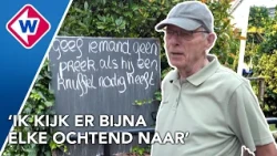 Truus schrijft dagelijks inspirerende quotes op groot krijtbord