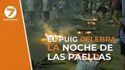 El Puig de Santa Maria vive la gastronomía de sus Fiestas Patronales en la noche de las Paellas