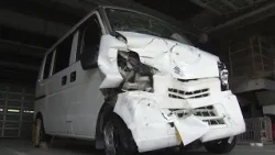 Minivan and passenger car collide at intersection on national highway in Marugame; 73-year-old ma...