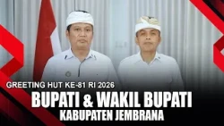 REGENT & VICE REGENT OF JEMBRANA | 81ST INDEPENDENCE DAY GREETING RI 2026