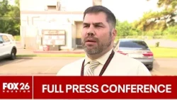 Press conference: Dispute leads to crashes, deadly shooting