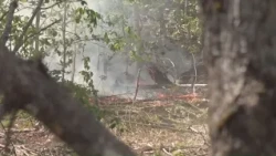 Close to fifteen departments respond to multi-acre brush fire in Otisfield Sunday