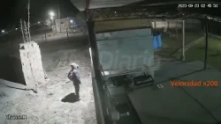 Un ladrón y un robo grabado en Ullum