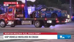 Major intersection back open after collision involving GSP vehicle in DeKalb County