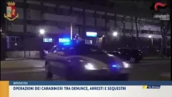 Carabinieri operations involving charges, arrests, and seizures