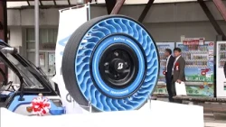 Okueigenji Keiryu Car: Next-Gen Airless Tires Put Into Practical Use