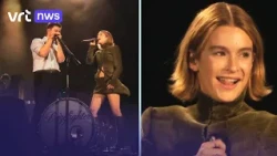 Pommelien Thijs makes surprise appearance as special guest for Mumford & Sons