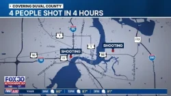 JSO searches for suspects after 4 people were shot within a 4 hour span across Jacksonville
