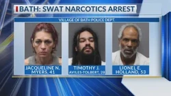 Police: Five arrested after Bath SWAT drug search