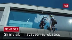 They wash windows suspended from a rope: they are acrobatic window cleaners | The Invisibles | RSI