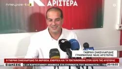 Ο ΓΑΒΡΙΗΛ ΣΑΚΕΛΛΑΡΙΔΗΣ ΓΙΑ ΑΚΡΙΒΕΙΑ, ΕΝΕΡΓΕΙΑ ΚΑΙ ΤΑ ΤΕΚΤΑΙΝΟΜΕΝΑ ΣΤΟΝ ΧΩΡΟ ΤΗΣ ΑΡΙΣΤΕΡΑΣ