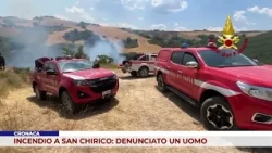 NEWS. FIRE IN SAN CHIRICO: MAN CHARGED