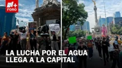 Youths march in CDMX in support of water protests in Guadalajara
